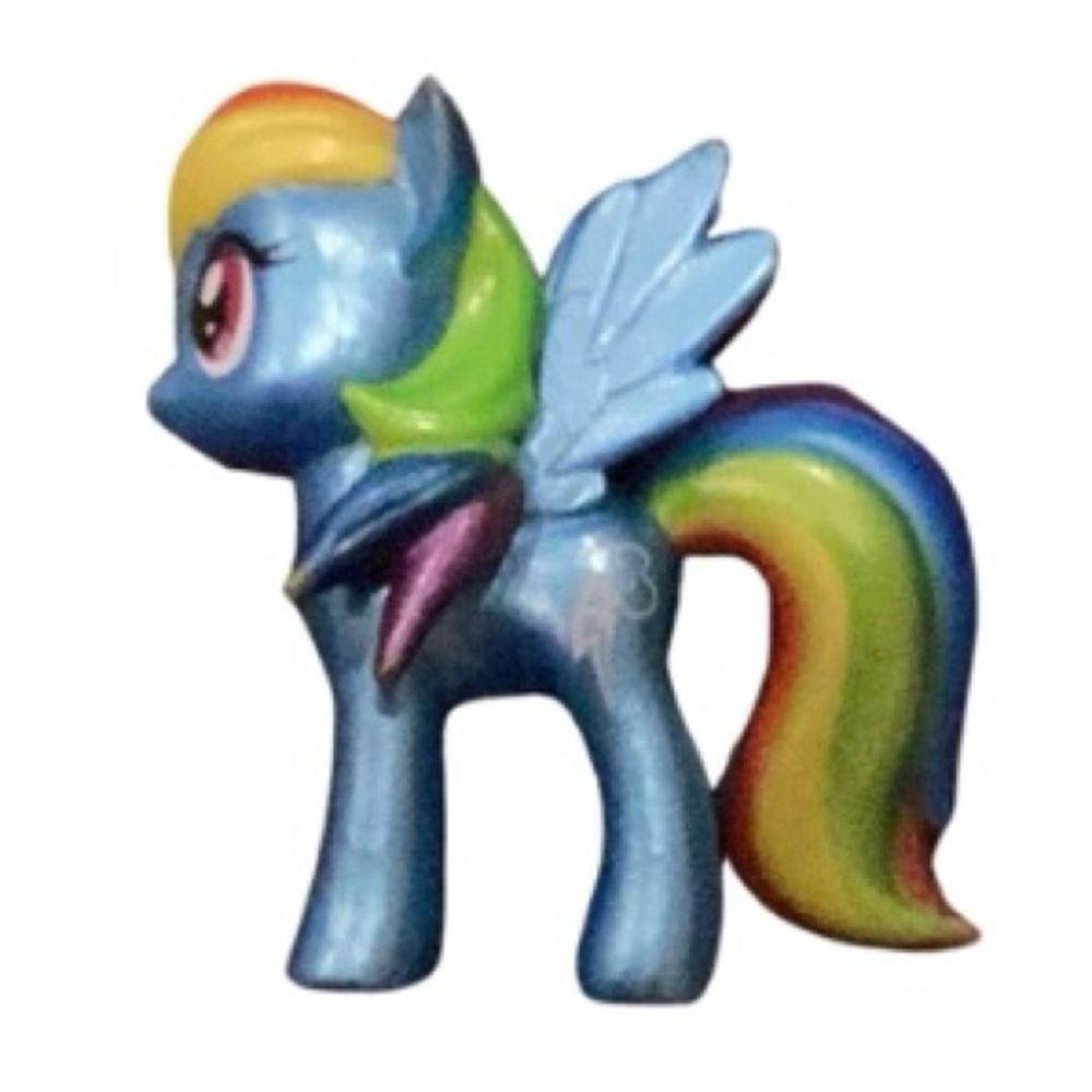 My Little Pony Rainbow Dash Chrome G4 2015 FiM 2” BB UCC Distributing